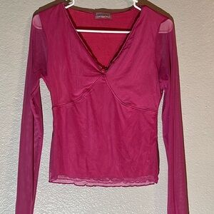 Women’s Hot Pink Sher Crop Top